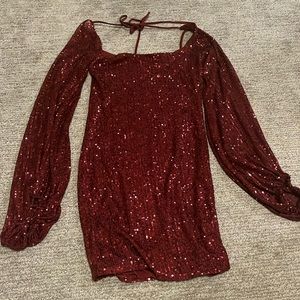 lucy in the sky mini dress